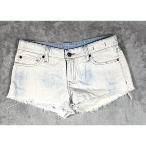 Ralph Lauren Denim & Supply Mid-Rise Distressed Mini Cutoff Shorts – 28-EUC